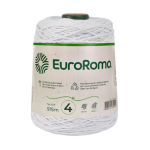 Barbante Euroroma n4 - 200 - Branco