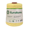 Barbante Euroroma n4 - 400 - Amarelo Bebê
