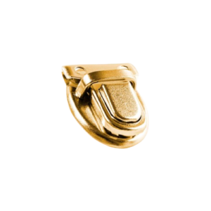 FECHO DE BOLSA OVAL TIC TAC - OURO