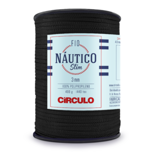 FIO NAUTICO SLIM 3MM - 8990 – PRETO