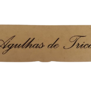 ESTOJO PORTA AGULHAS DE TRICO EM MDF