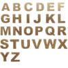aplique letras em mdf