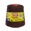 barbante cia textil n6 600m - marrom
