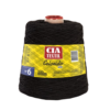 barbante cia textil n6 600m - preto