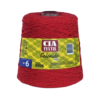 barbante cia textil n6 600m - vermelho